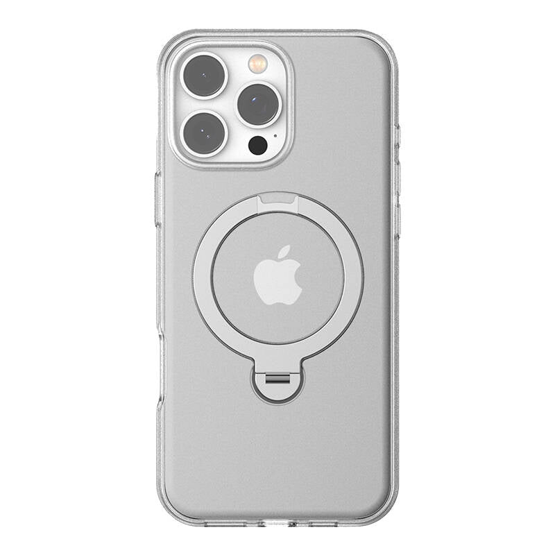 Torras Ostand Spin Series Case for iPhone 16 Pro (Transparent)_0