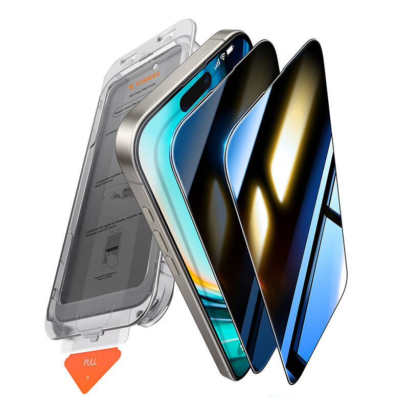Torras Install Master Privacy Glass for iPhone 16_0