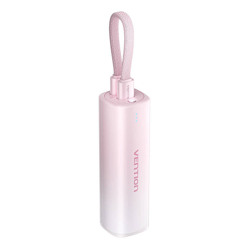 Powerbank 5000mAh Vention FHWR0 20W + USB-C to lightning cable (pink)_0