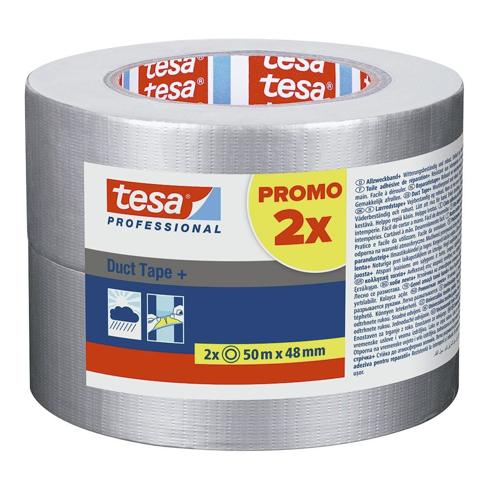 Fita adesiva profissional, 2 un, 48 mm x 50 m_0