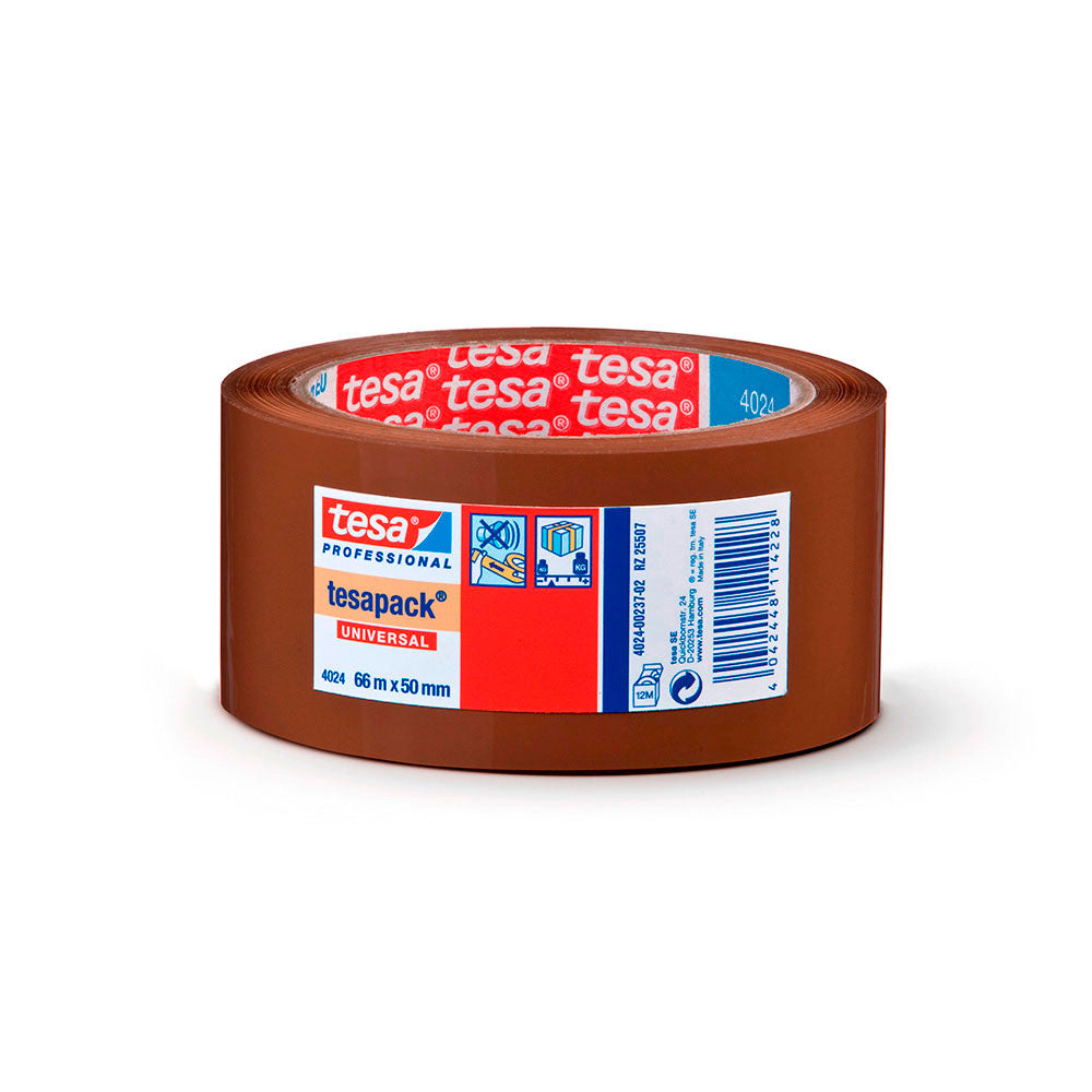 Tesa Packaging Tape 66m x 50mm universal brown 04024_0