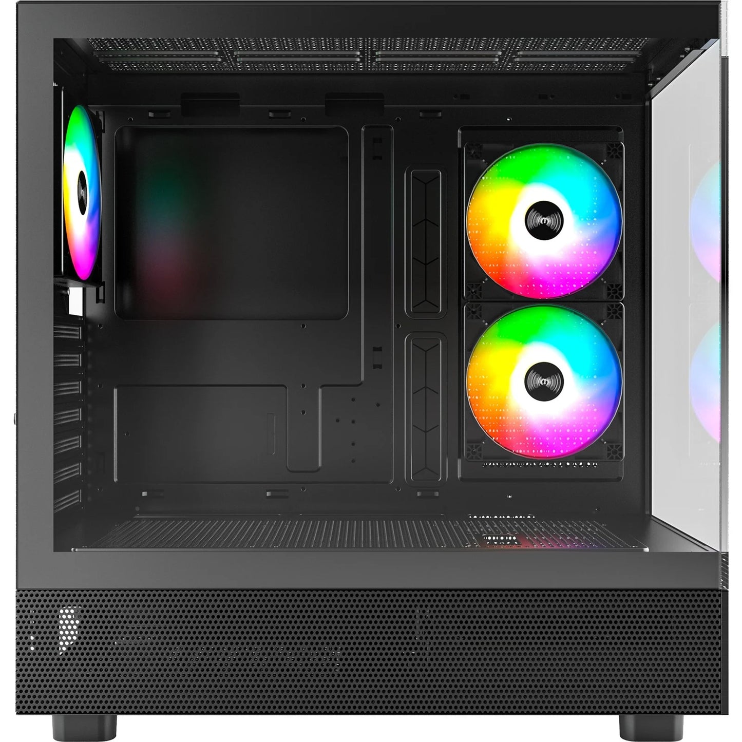 Caixa ATX Montech XR RGB Vidro Temperado Preto