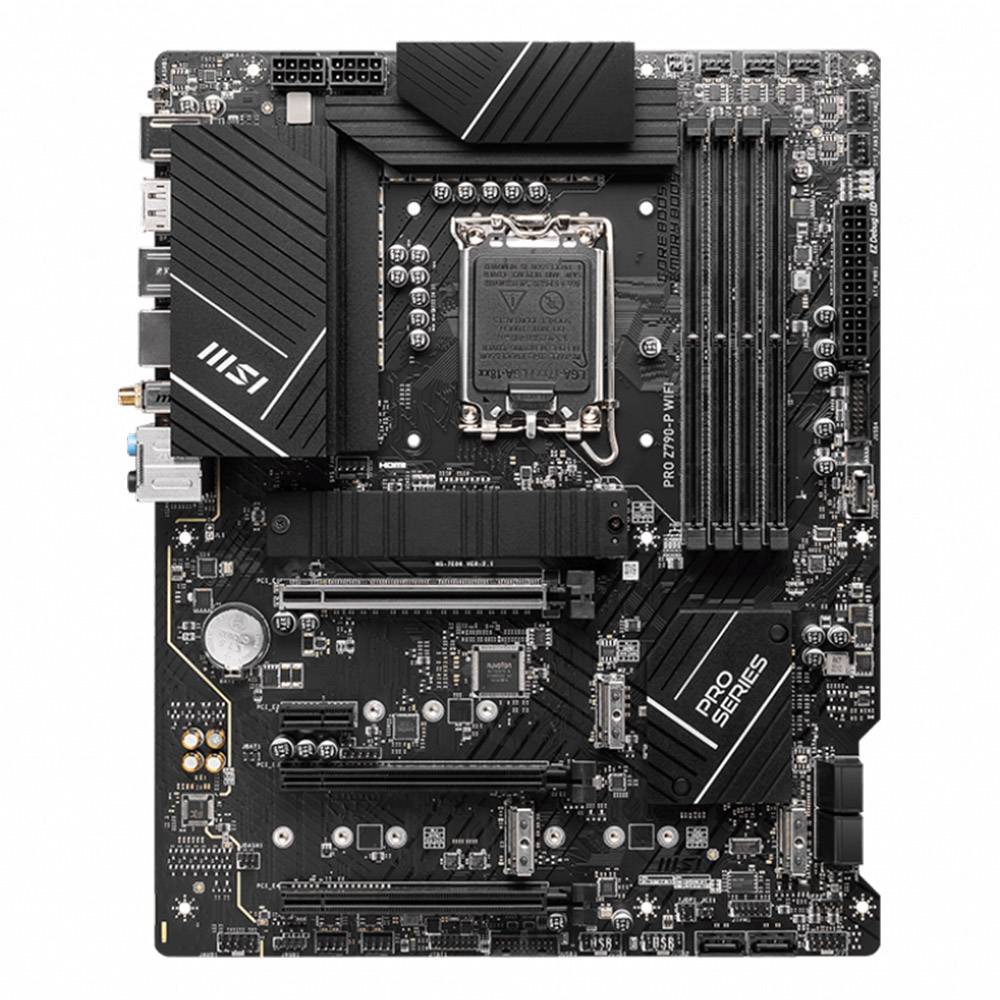 Placa mãe MSI PRO Z790-P / Cor: Preto / Marca: MSI