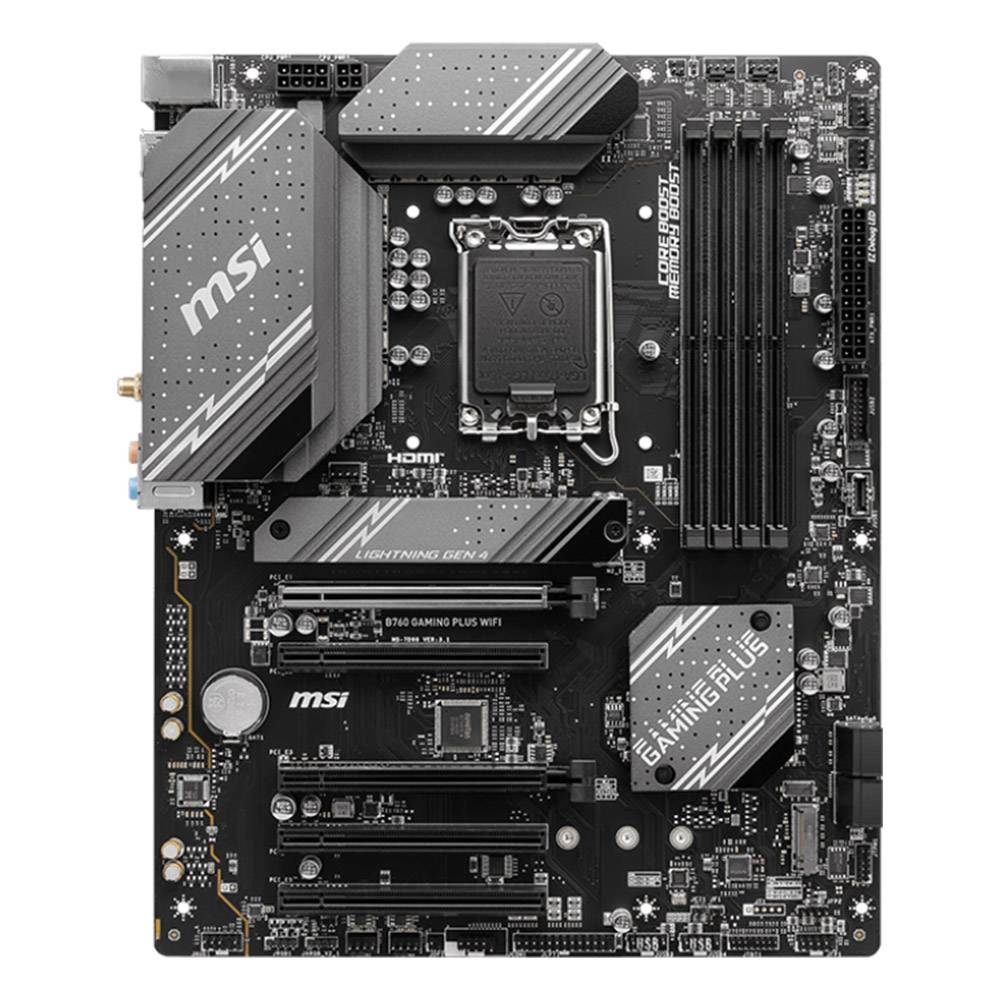 B760 GAMING PLUS WIFI / Mainboard MSI / Preto