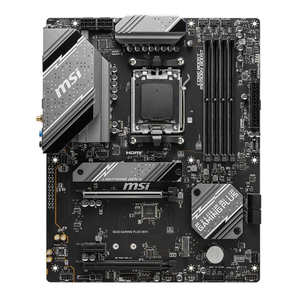 MSI B650 GAMING PLUS WIFI / Placa Base AMD B650 / Zócalo AM5 ATX / Cor: Preto