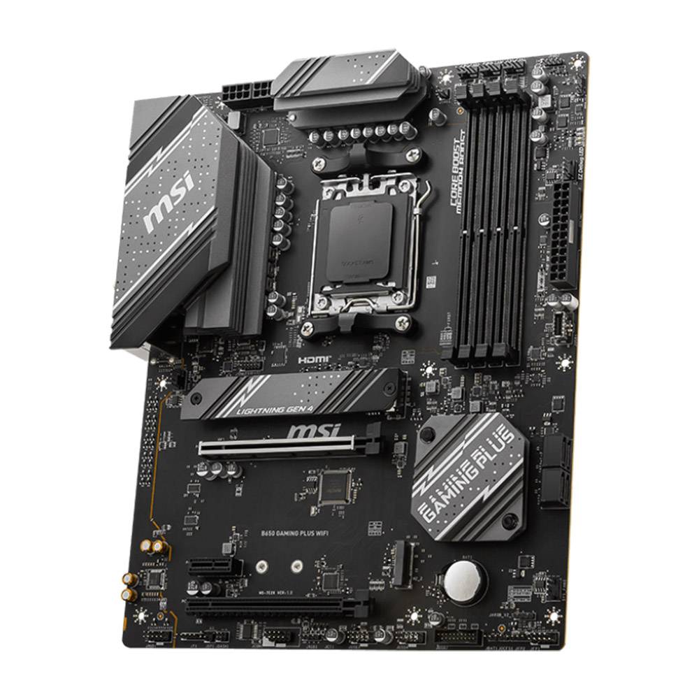 MSI B650 GAMING PLUS WIFI / Placa Base AMD B650 / Zócalo AM5 ATX / Cor: Preto