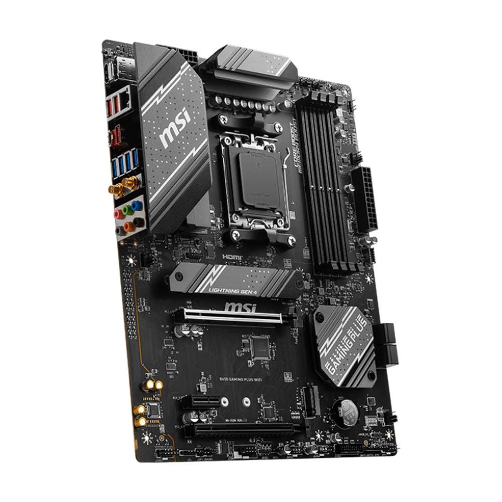 MSI B650 GAMING PLUS WIFI / Placa Base AMD B650 / Zócalo AM5 ATX / Cor: Preto