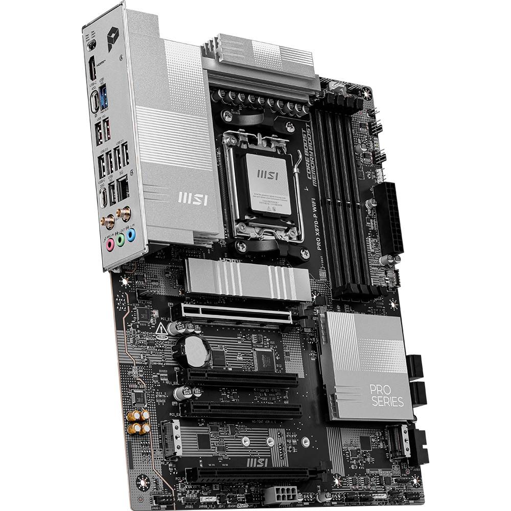 MSI PRO X870-P WIFI Placa Base AMD X870 Zócalo AM5 ATX / Preto