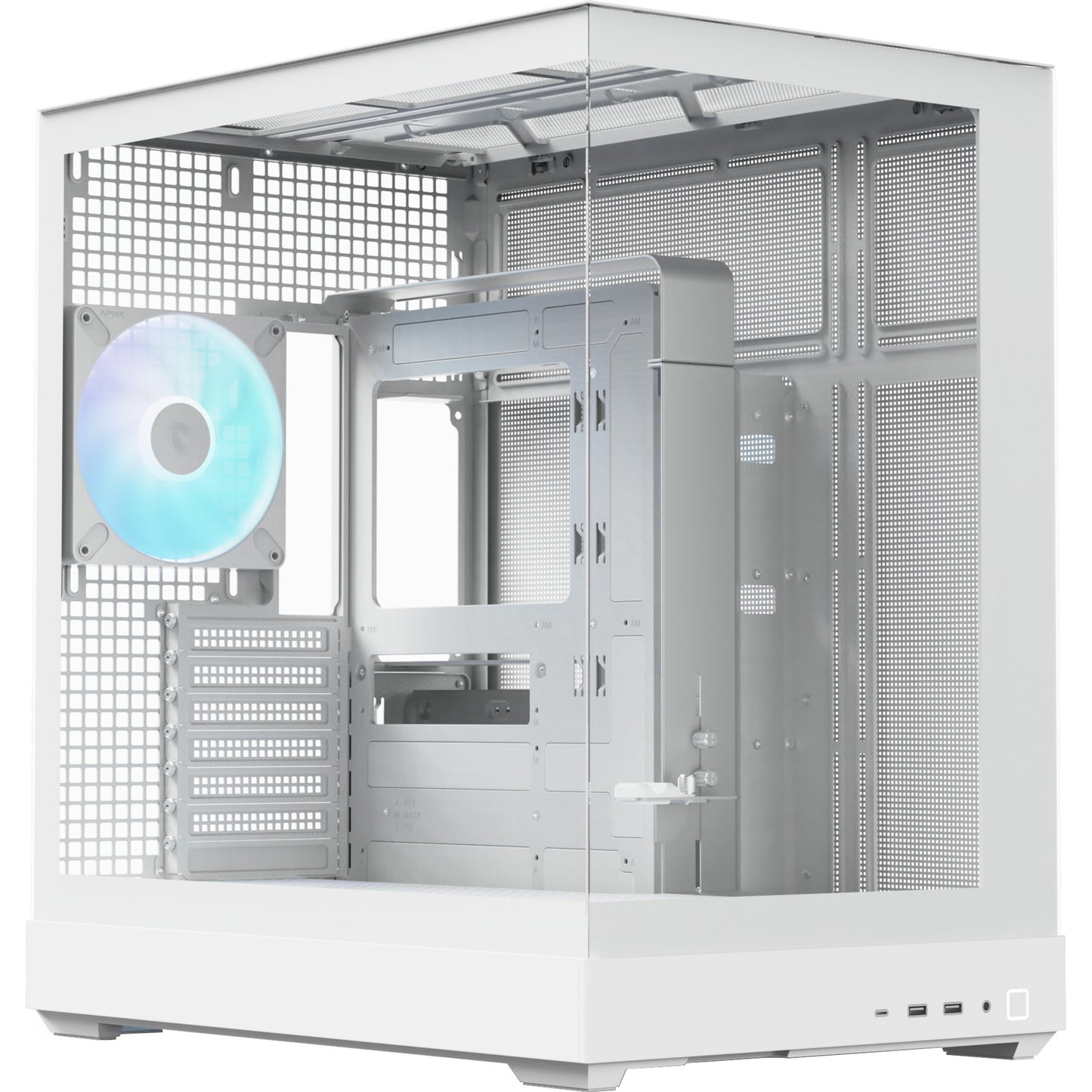 Caixa PC APNX V2-F-WT-v1 Midi Tower ATX RGB Branca