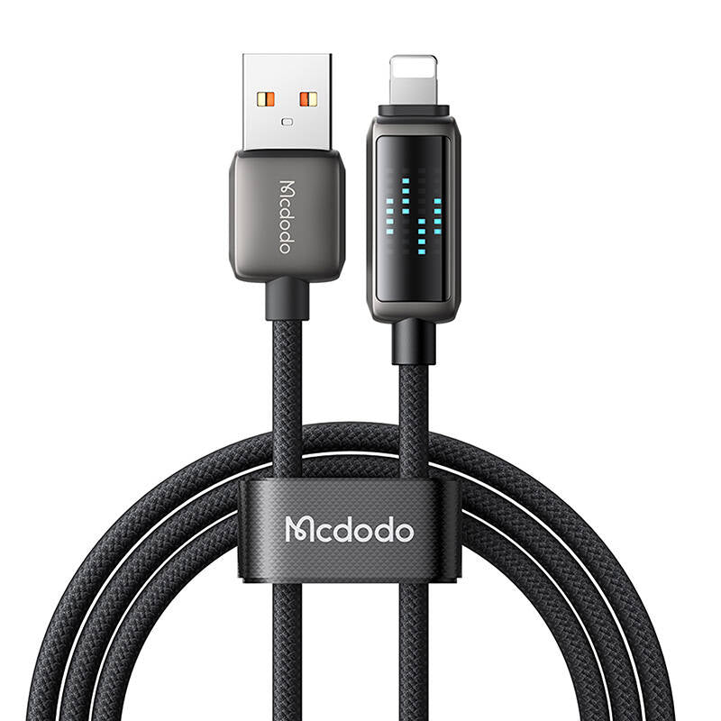 Mcdodo CA-5250 LED Display USB-A to Lightning Data Cable 1.2m_0