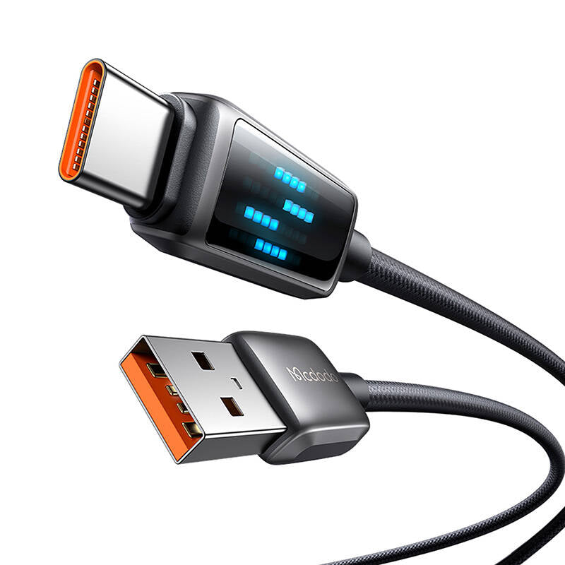 Mcdodo CA-2350 USB-A to USB-C cable, 6A, LED display, 1.2m_1