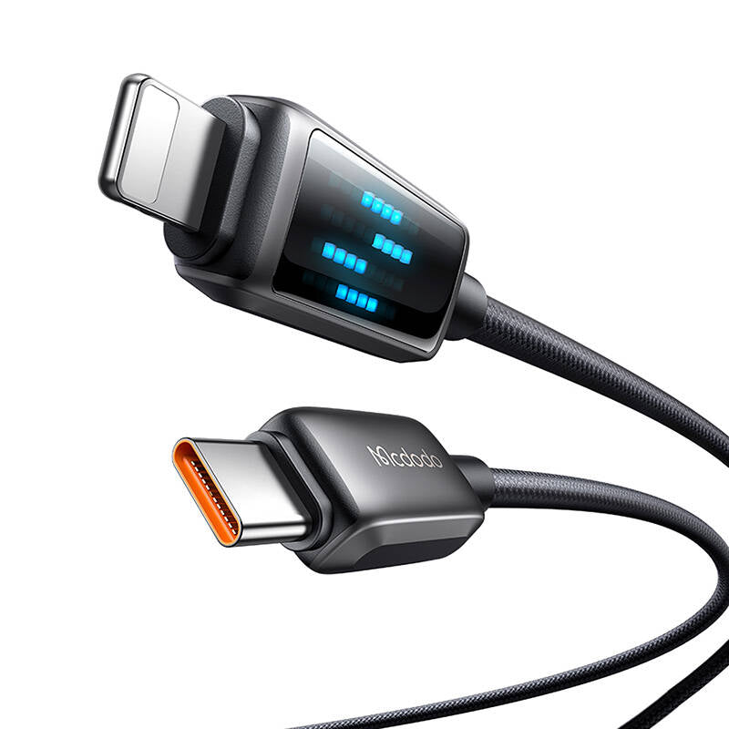 Mcdodo CA-2630 USB-C to Lightning cable, 36W, LED display, 1.2m_1