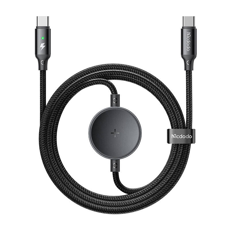 Mcdodo CA-4170 2-in-1 USB-C cable + Samsung Watch wireless charger, 60W, 1.5m_0