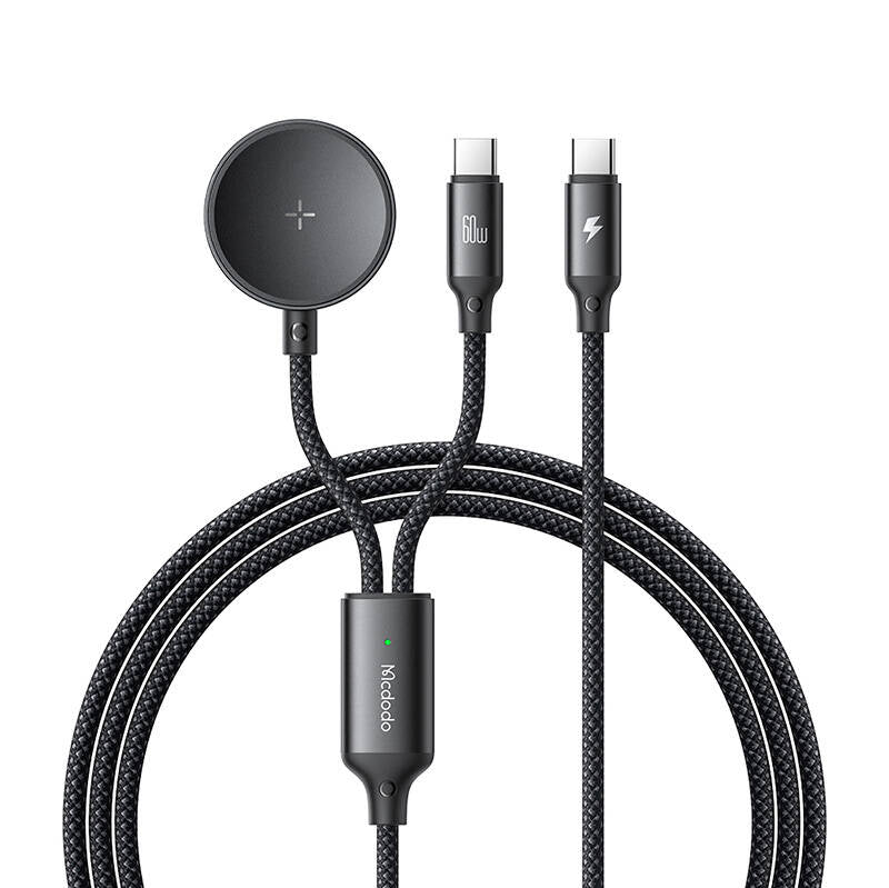 Mcdodo CA-4210 2-in-1 USB-C cable + Samsung Watch charger, 60W, 1.2m_0