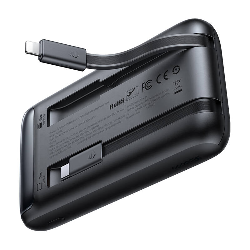 Power Bank Mcdodo MC-0231 Digital Dis 10000mAh, 33W (czarny)_3
