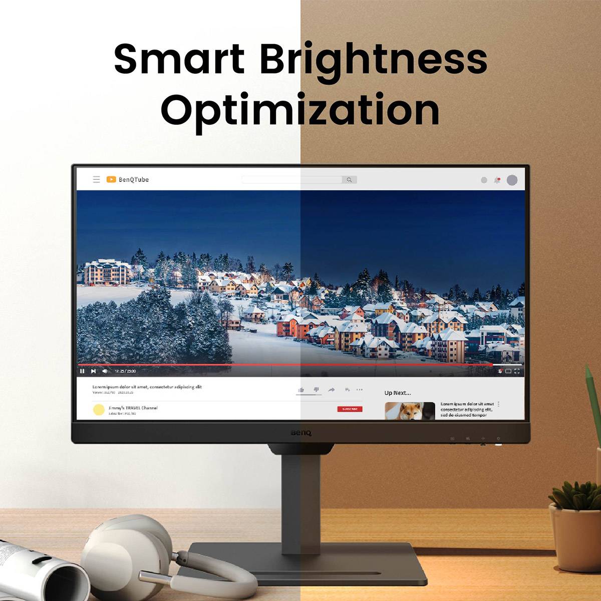 Monitor BENQ GW2490T 1920 x 1080 23.8" FHD LED / Preto