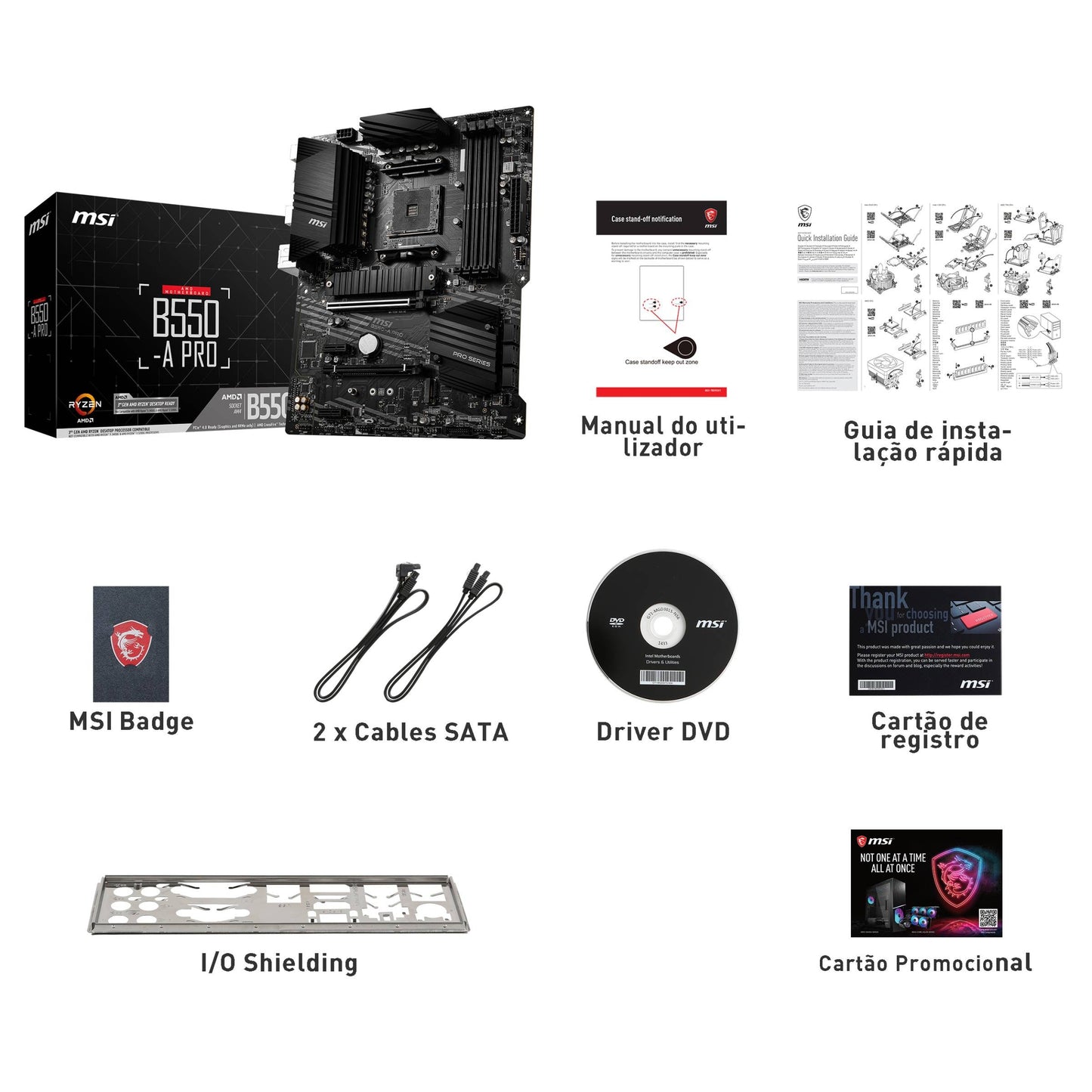 Motherboard ATX MSI B550-A Pro SktAM4