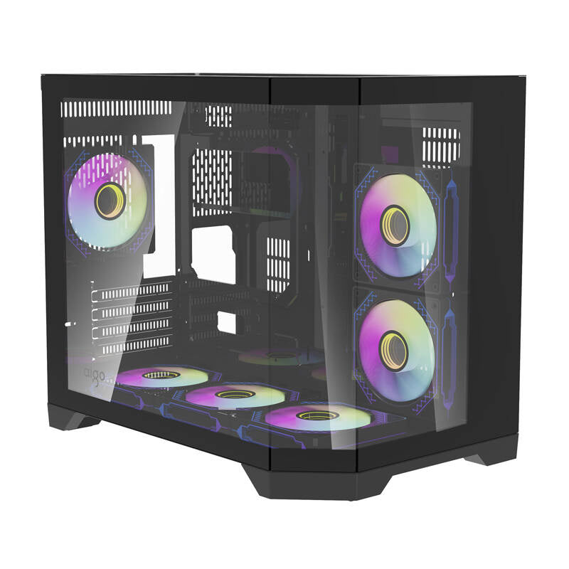 Darflash FT418 computer case + 6 aRGB fans (black)_5