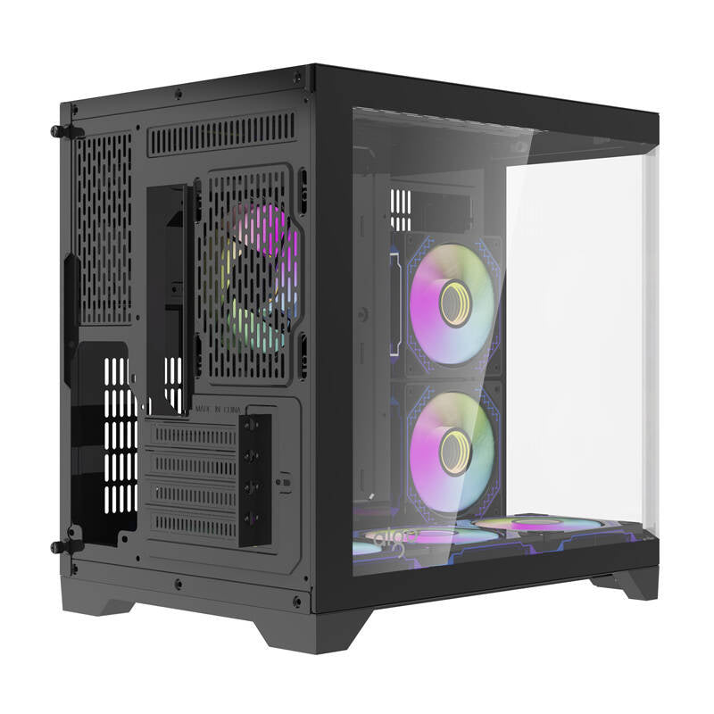 Darflash FT418 computer case + 6 aRGB fans (black)_7