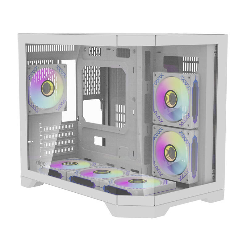 Darflash FT418 computer case + 6 aRGB fans (white)_7