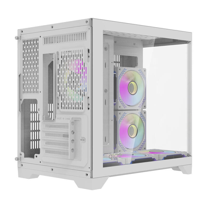 Darflash FT418 computer case + 6 aRGB fans (white)_5