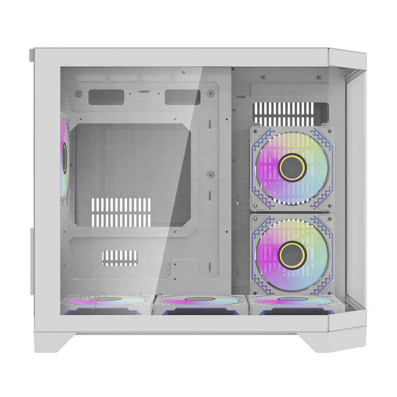 Darflash FT418 computer case + 6 aRGB fans (white)_3