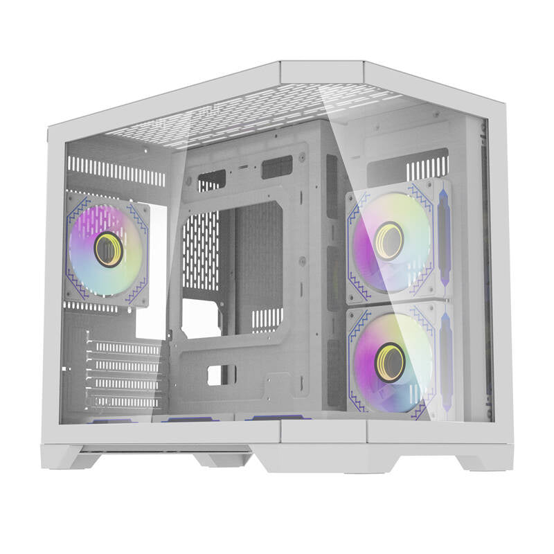 Darflash FT418 computer case + 6 aRGB fans (white)_0