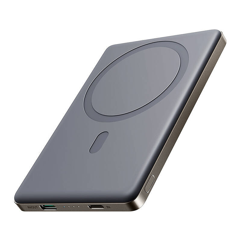 Joyroom magnetic powerbank JR-PBM08 20W 5000mAh slim (titan)_2