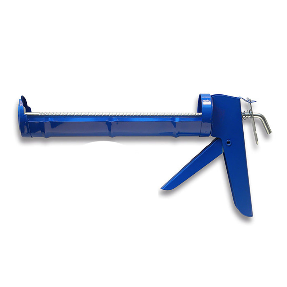 Pistola de silicone azul com zÃper_0