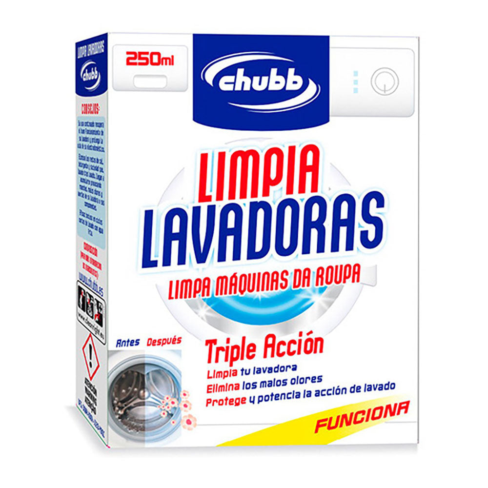 Produto para limpeza de máquina de lavar roupa 250ml c01556 chubb_0