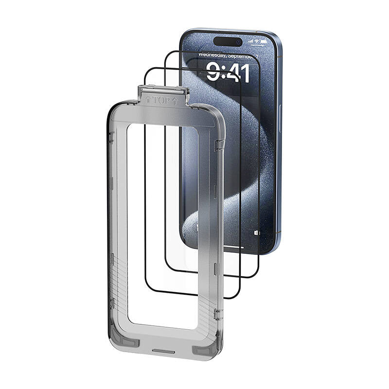 Vention KUKTCC-20 tempered glass for iPhone 15 Plus +applicator_1