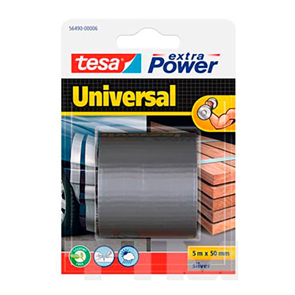 Fita adesiva universal prateada de alta resistência, 50 mm x 5 m_0