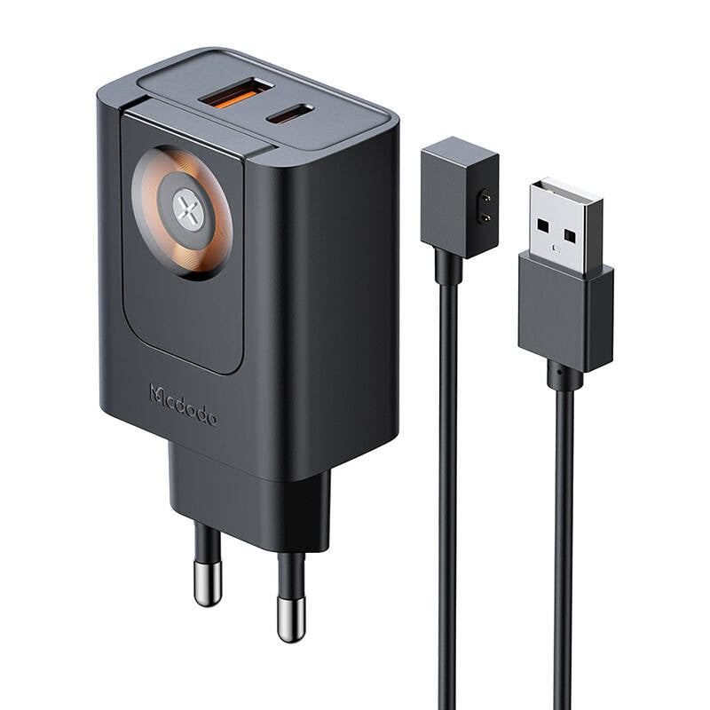 McDodo CH-3700 30W 2-in-1 USB-C+A Charger, black_0