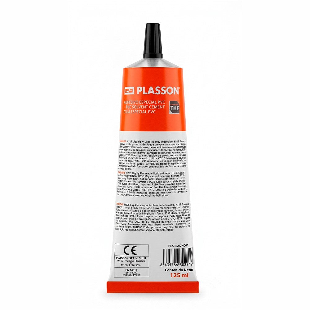 Adesivo especial pvc, tubo, 125 ml_0