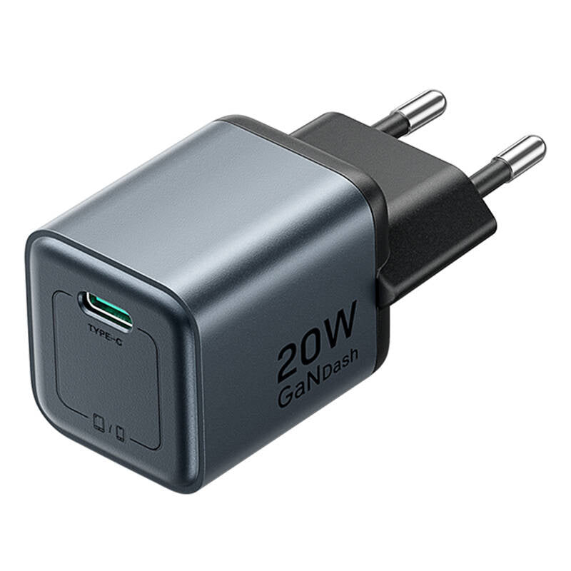 GaN Vention USB-C 20W Charger + USB-C-L 1m Cable (Gray)_2