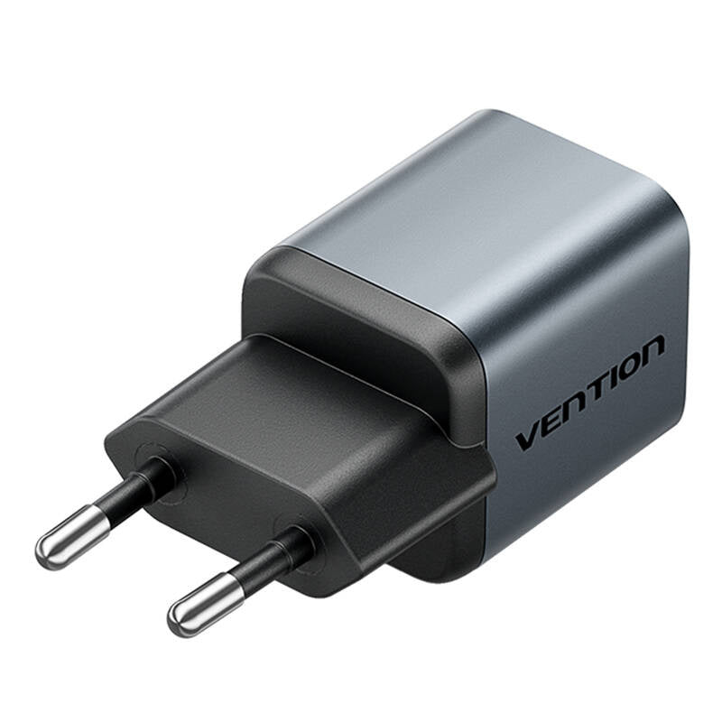 GaN Vention USB-C 20W Charger + USB-C-L 1m Cable (Gray)_3