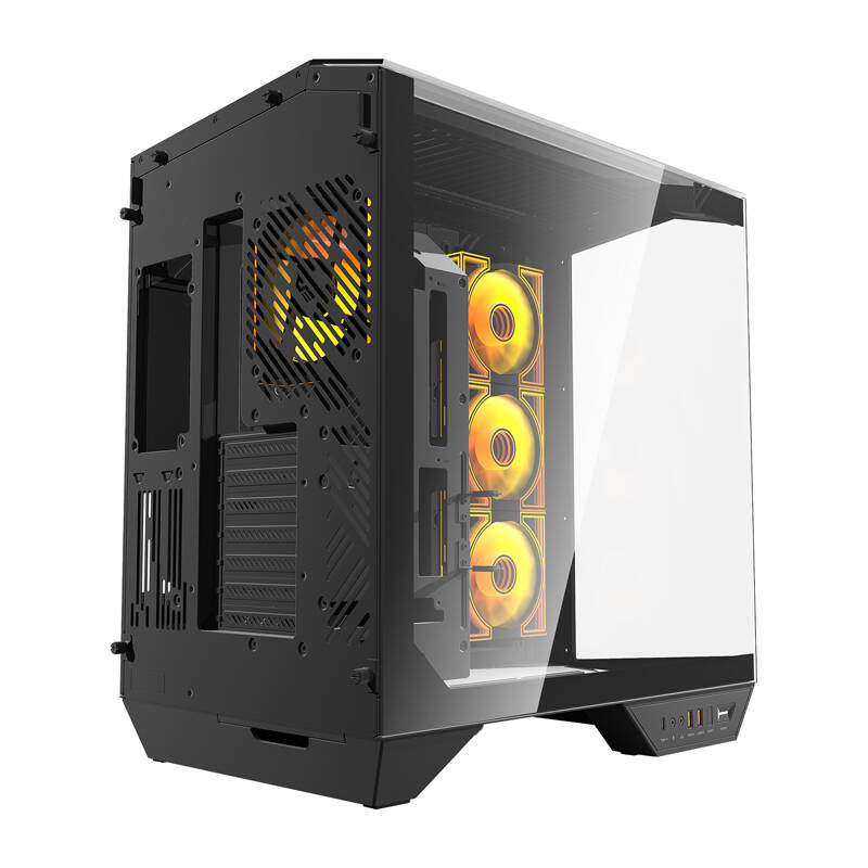 Darkflash DY470 computer case (black) + 4 fans_5