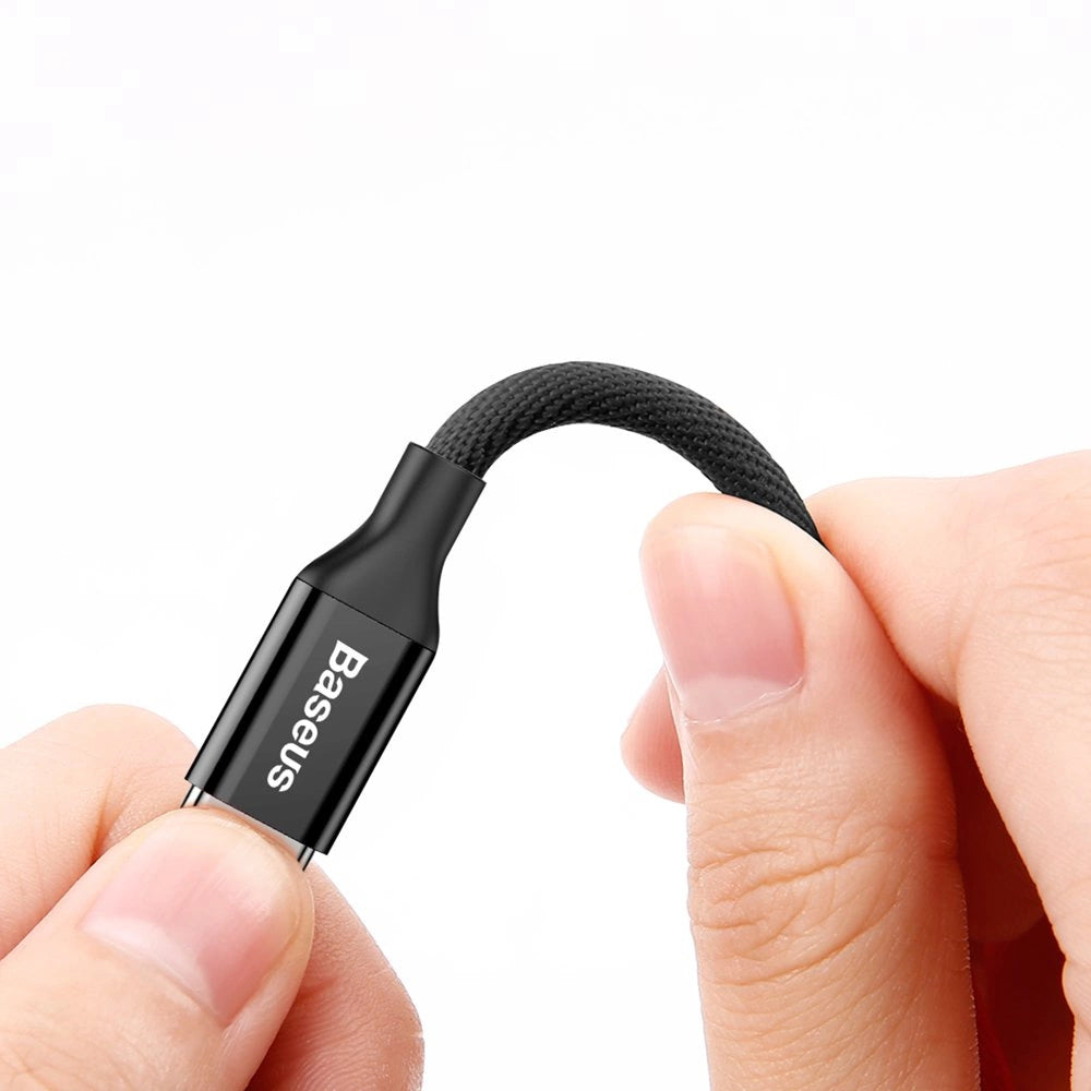 Baseus Yiven fabric braided cable USB / Lightning 1.8M black (CALYW-A01)_1