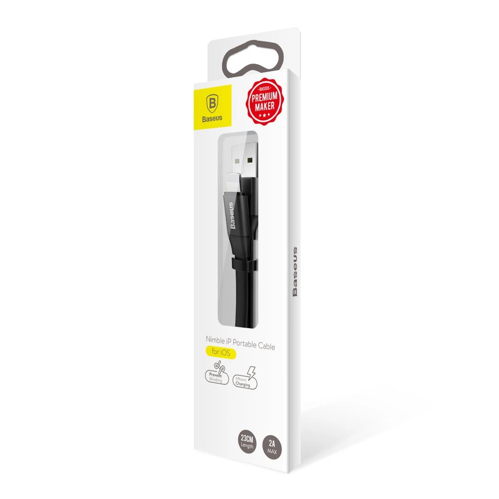 Baseus Nimble USB-A / Lightning 2A cable 0.23 m - black_13