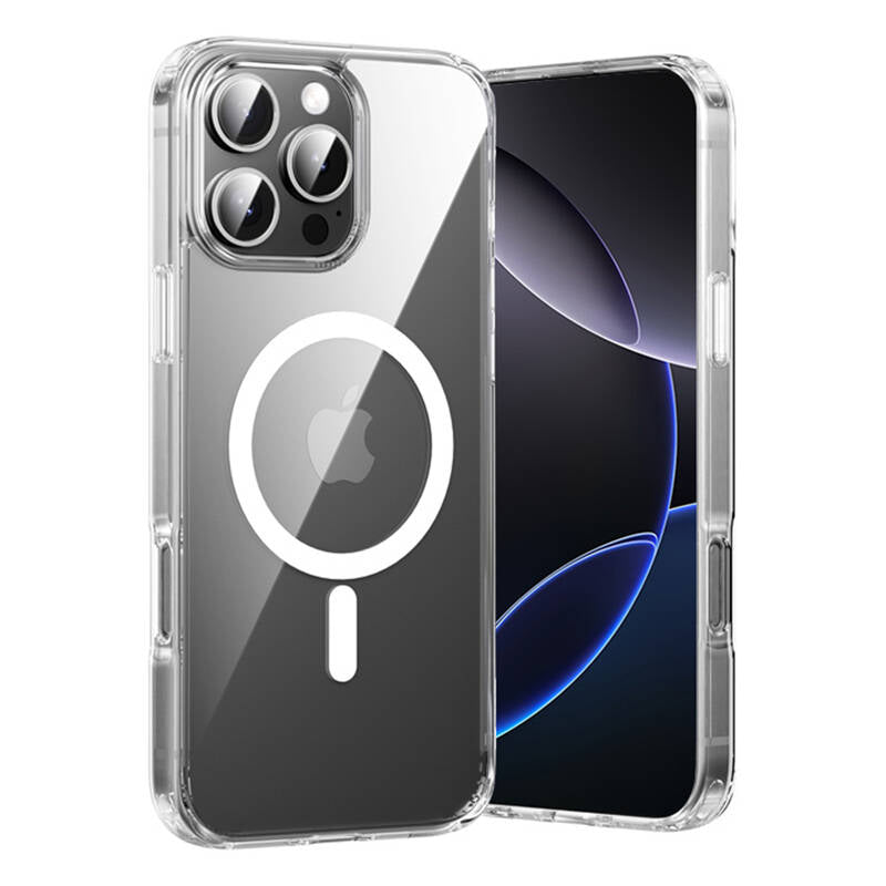 Funda Dura con Magsafe Vention KUGT0-40/ Compatible con iPhone 16 Pro Max/ Transparente_1