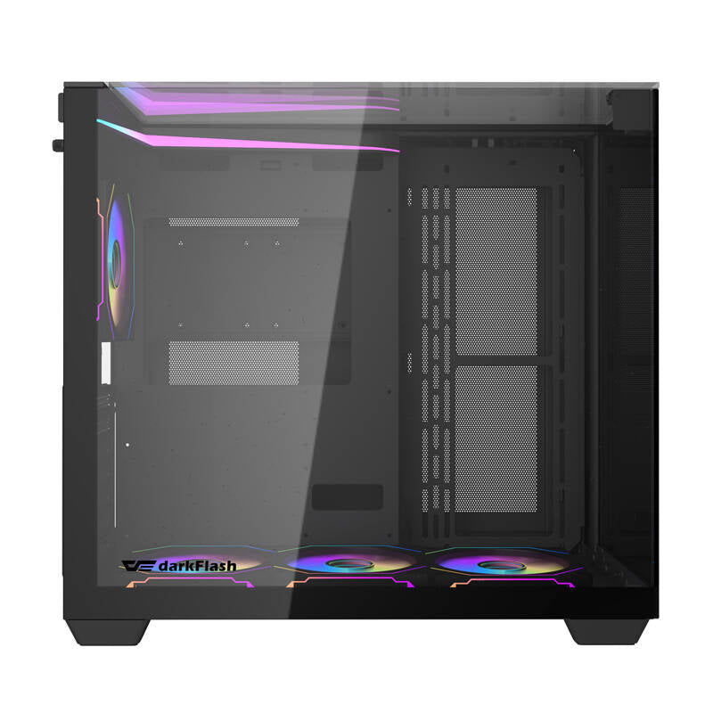 Darkflash TH285 computer case (black) + 4 fans_2