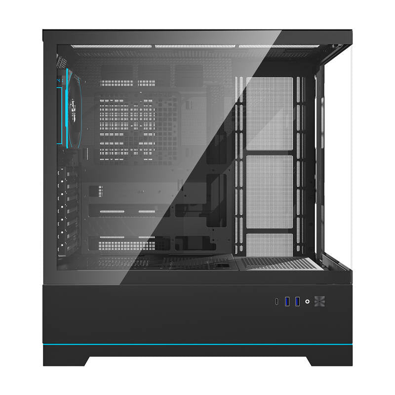 Darkflash DY451 PRO computer case (black) + 1 fan_1