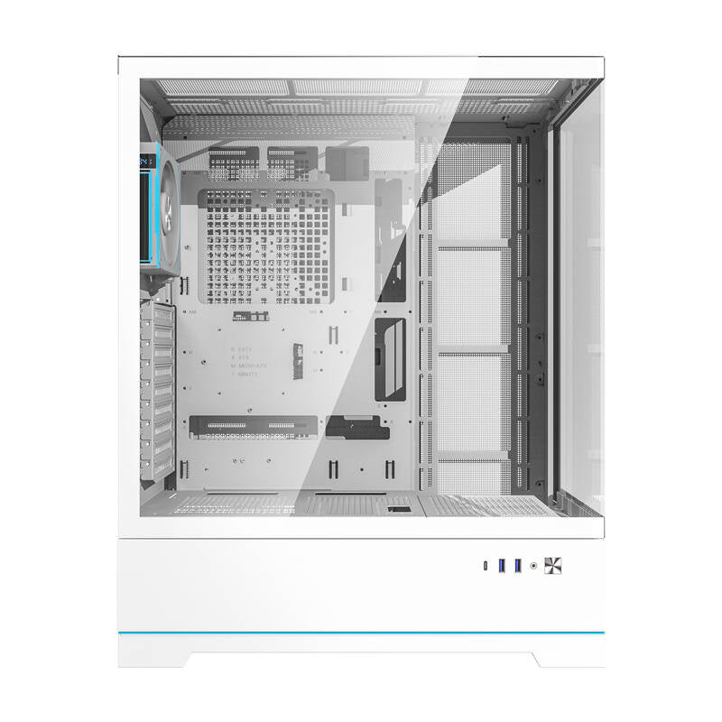 Darkflash DY451L PRO computer case (white) + 1 fan_3