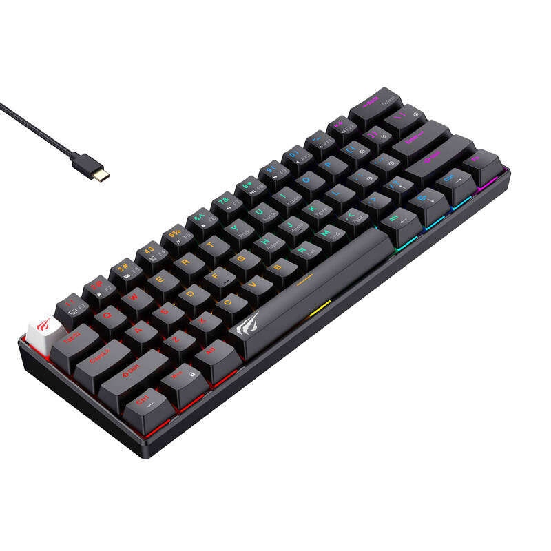 Havit KB903L wired mechanical / gaming RGB keyboard (black)_2