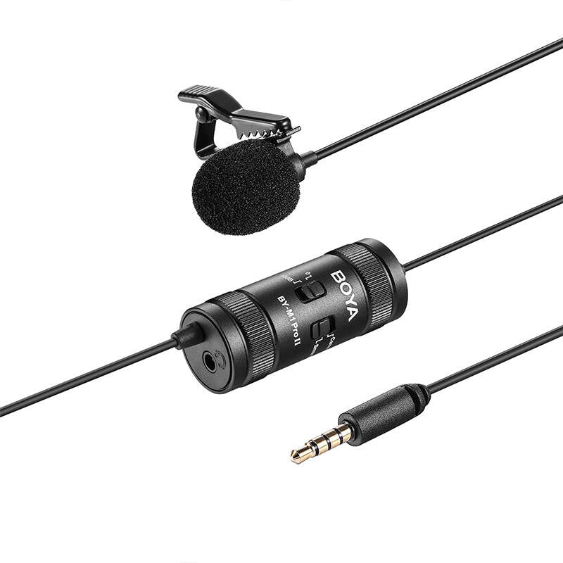 Boya BY-M1 PRO II Lavalier tie microphone_4