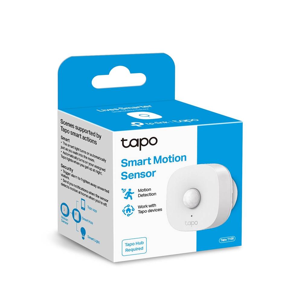 TP-LINK Tapo T100 / Sensor de Movimento Inteligente / Branco