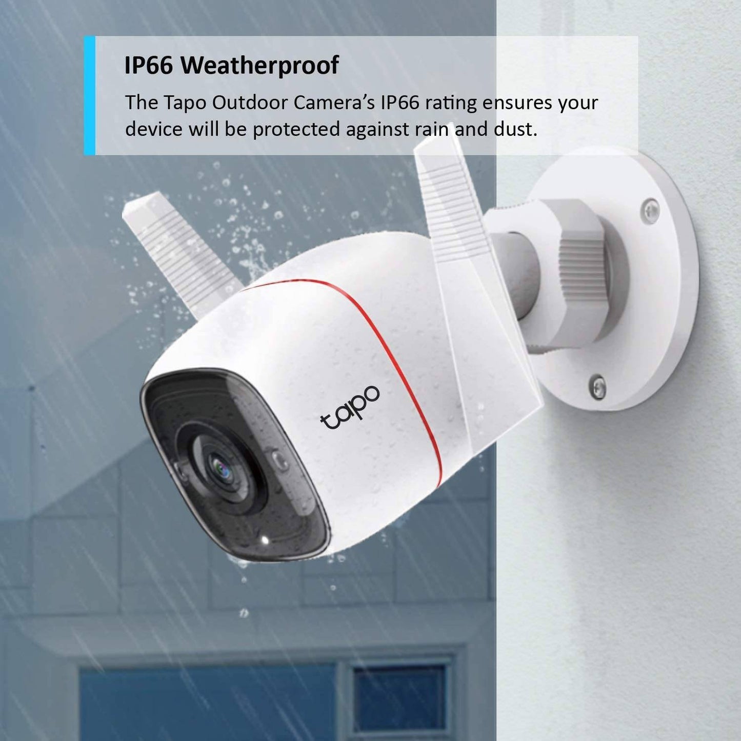 TAPO Tapo TC65 Câmera de Segurança Wi-Fi Exterior - Preto