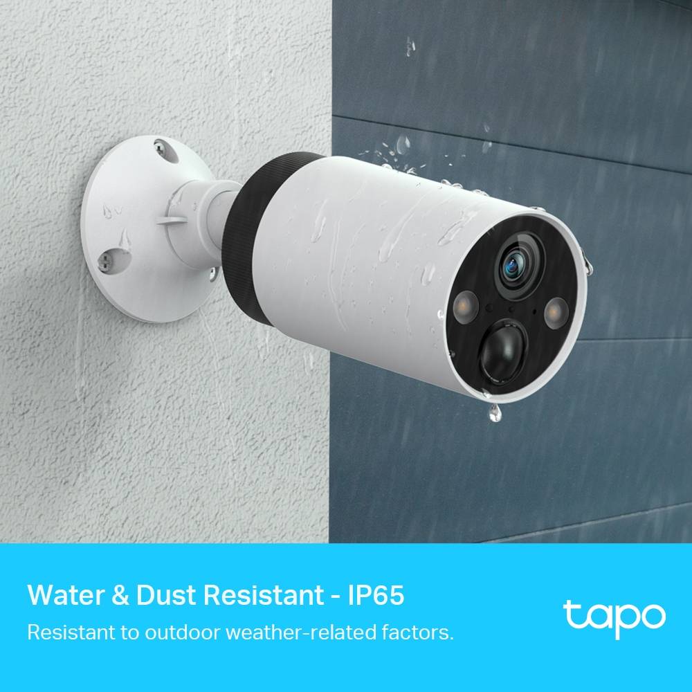 Câmaras de Segurança TP-Link Tapo C420S2 2K Outdoor IP65 Security Wi-Fi + Hub