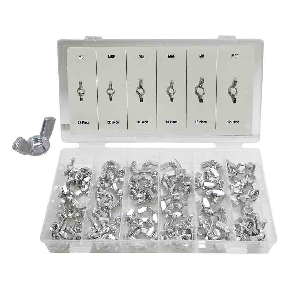 Set de 100 porcas de orelha varios tamanhos_0