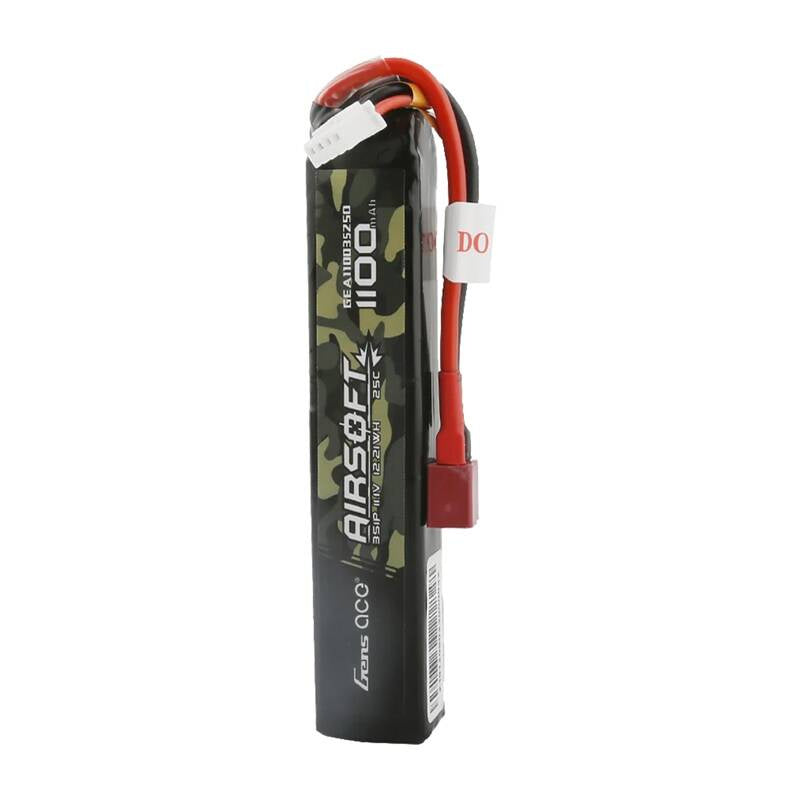 Lipo Gens ace 25C 1100mAh 3S1P 11.1V Airsoft Gun battery with T-plug_0